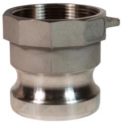 125-A-SS Dixon® Boss-Lock™ Cam & Groove Type A Adapter x Female NPT 125-A-SS Stainless Steel Type A Adapter x Female NPT